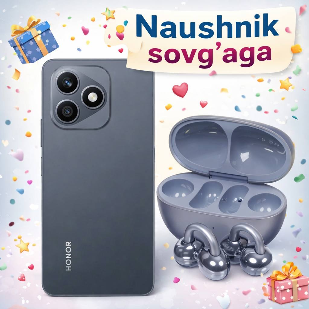 MARK STORE 2 - Купить Смартфон Honor X8D 8/128 ГБ, Velvet Black онлайн с доставкой в маркетплейсе alifshop.uz